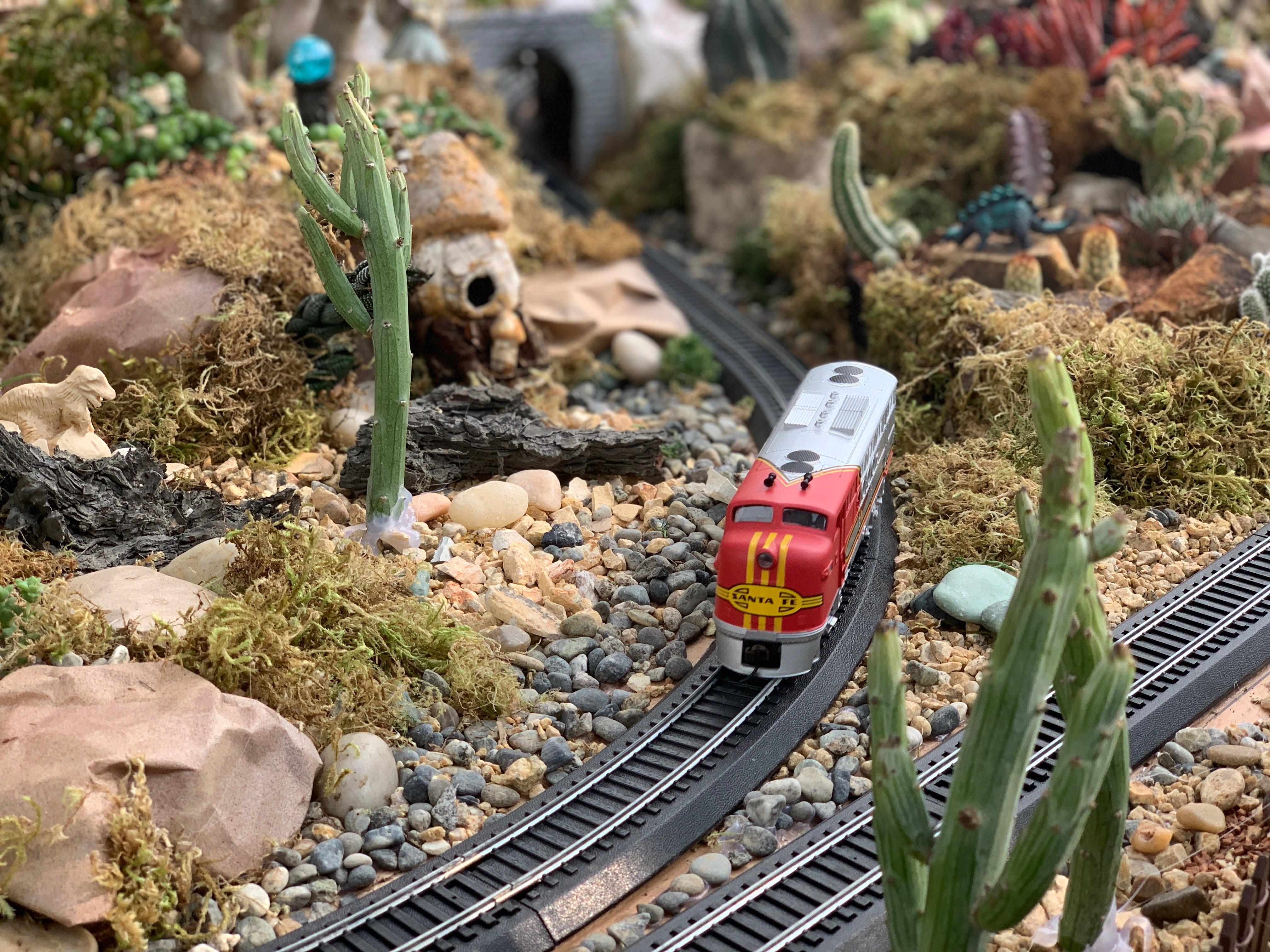 Model train photo taken by me in Half Moon Bay