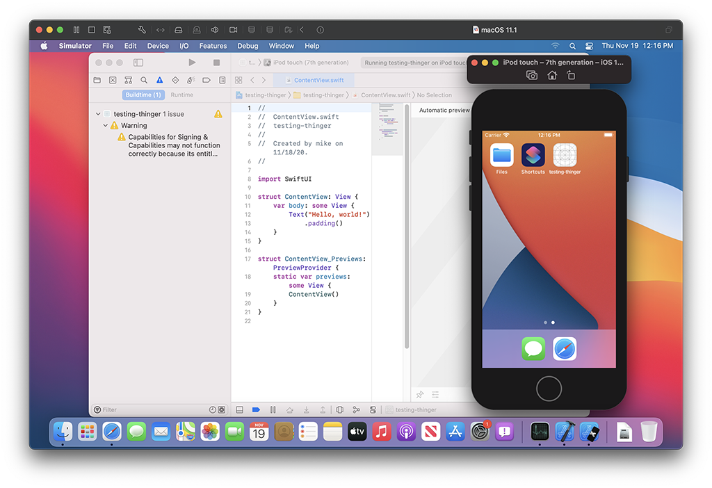 macOS virtual machine running an iOS Simulator which requires Apple Metal graphics
